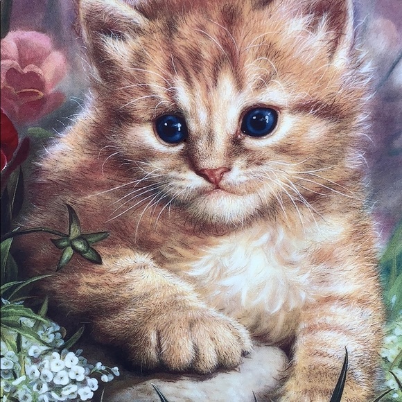 “Timid Tabby” Qua Lemonds Cat Collector Plate - Picture 2 of 5